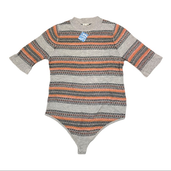 NWT FREE PEOPLE Winter Warmer Sweater Bodysuit XL - Picture 7 of 8